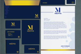 create modern  logo, branding stationary and business card