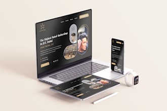 design and build a full business website for your business