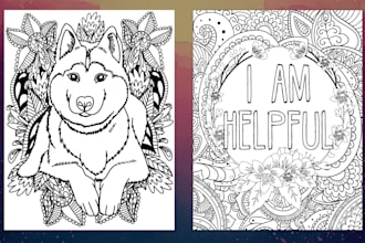 make adult coloring book pages