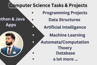 do your computer science projects and tasks