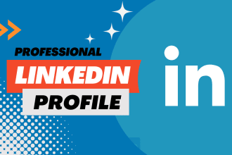 create optimized professional linkedin profile for you