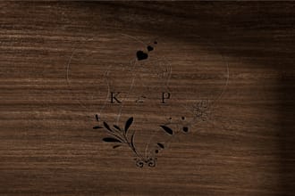 create luxury wedding logo, card, monogram and symbol icons