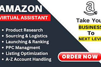 be your expert amazon fba virtual assistant and PPC expert