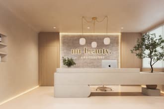 do realistic 3d rendering for commercial retail spaces