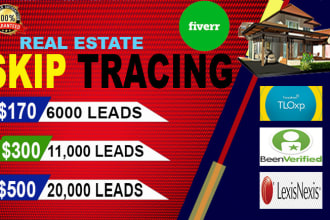 do professional real estate, llc, and bulk skip tracing