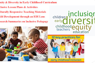 do equity diverse inclusive for early childhood learning education development