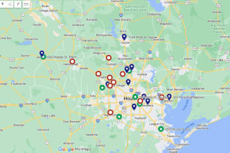 pin out the locations you want to visit, in the google map