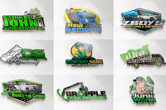 make unique design junk removal logo