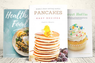 create recipe book, cookbook cover design