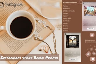 promote your book in a story on my instagram book blog