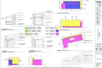 do millwork takeoffs, millwork estimate, material takeoffs