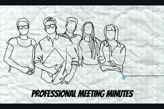 write concise minutes for your meetings