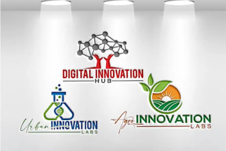 make a outstanding medicine, chemical, lab, herb, dna, logo