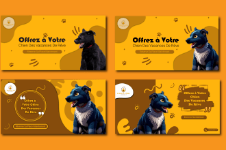 design website header or web banner