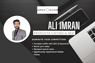 write converging SEO amazon listing for your product with