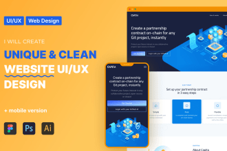 do UI UX design for your website
