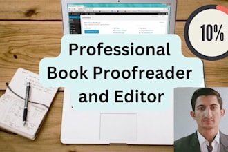 be your book editor and proofreader