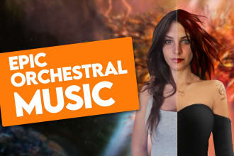 compose cinematic epic orchestral soundtrack for film, game and more