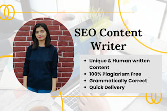 be your SEO content writer