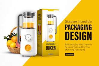 do professional packaging design, product label design, and pouch design