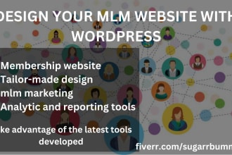 build complete MLM website, MLM sales funnel, MLM software