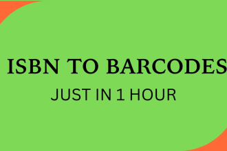 create barcodes for your books with your isbn