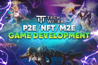 develop 3d game, game development, nft game, p2e game, metaverse game, VR game