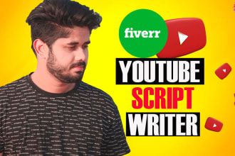 do video script writing for youtube channel