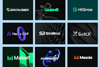 do minimalist website or app icon and crypto logo creation