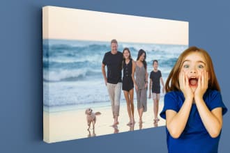 create 3d canvas mockup design for you