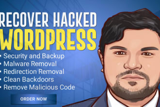 clean malware recover hacked wordpress website,