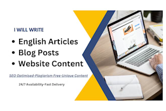 write amazing and engaging SEO friendly articles