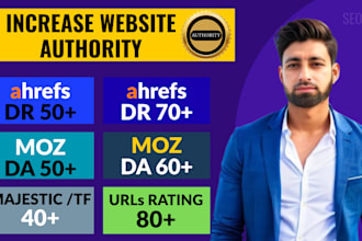 increase majestic trust flow 30 plus with increase tf and da