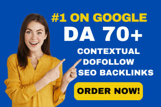 create high quality dofollow SEO contextual backlinks