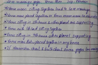 write for you in my elegant handwriting