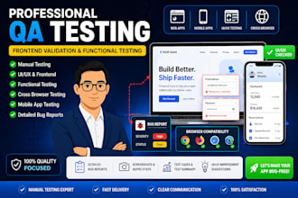 test your website or web app for bugs and UI UX issues