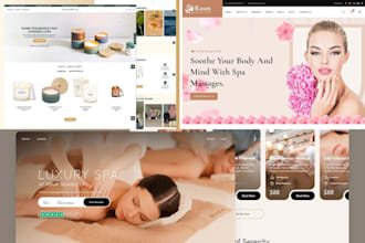 design shopify spa and home fragrance store spa website