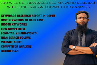 do advanced SEO keyword research with longtail and competitor analysis