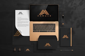 create modern minimalist and luxury logo design