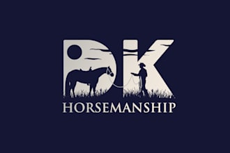 design unique horse trainer logo