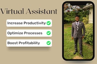 be your productive virtual assistant, VA, personal assistant