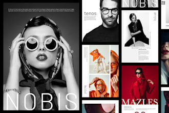 design magazines, lookbooks, editorial design, publication