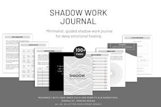 design gratitude,shadow work, adhd, daily planner