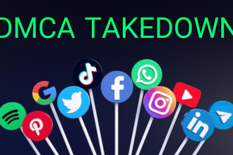 report and remove google facebook instagram reddit tiktok infringing posts
