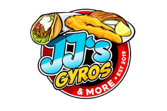 design fascinating food, fast food, BBQ, nutrition logo