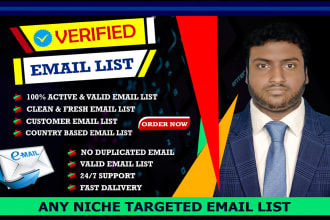 provide valid and active email list to grow your business