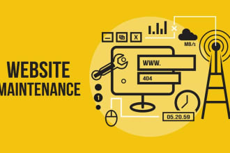 work as your website manager, web guy, web expert, web developer