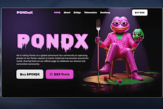 create crypto token website, coin or meme website