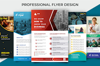 corporate professional business flyer design pamphlet booklet flyer post 24 hrs