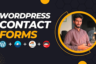 create contact and registration forms in wordpress